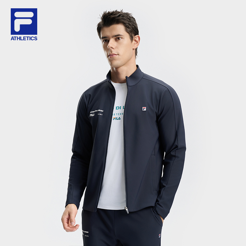 Fila/斐乐男【立领网球运动外套】春季简约高弹速干上衣A11M433505F