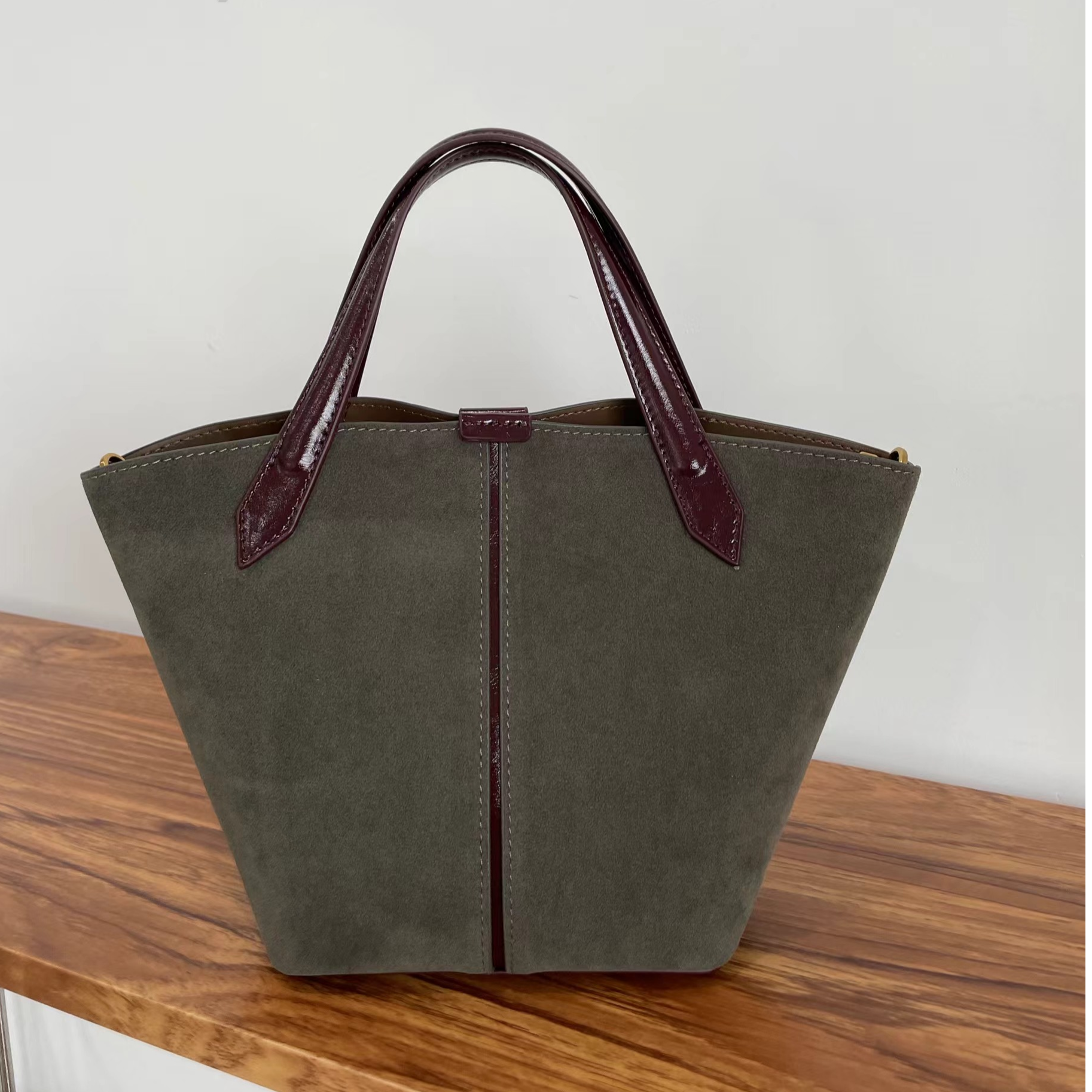 【珺珺严选】SK-92227-橄榄/葡萄酒高定轻奢时尚百搭潮流女士包包