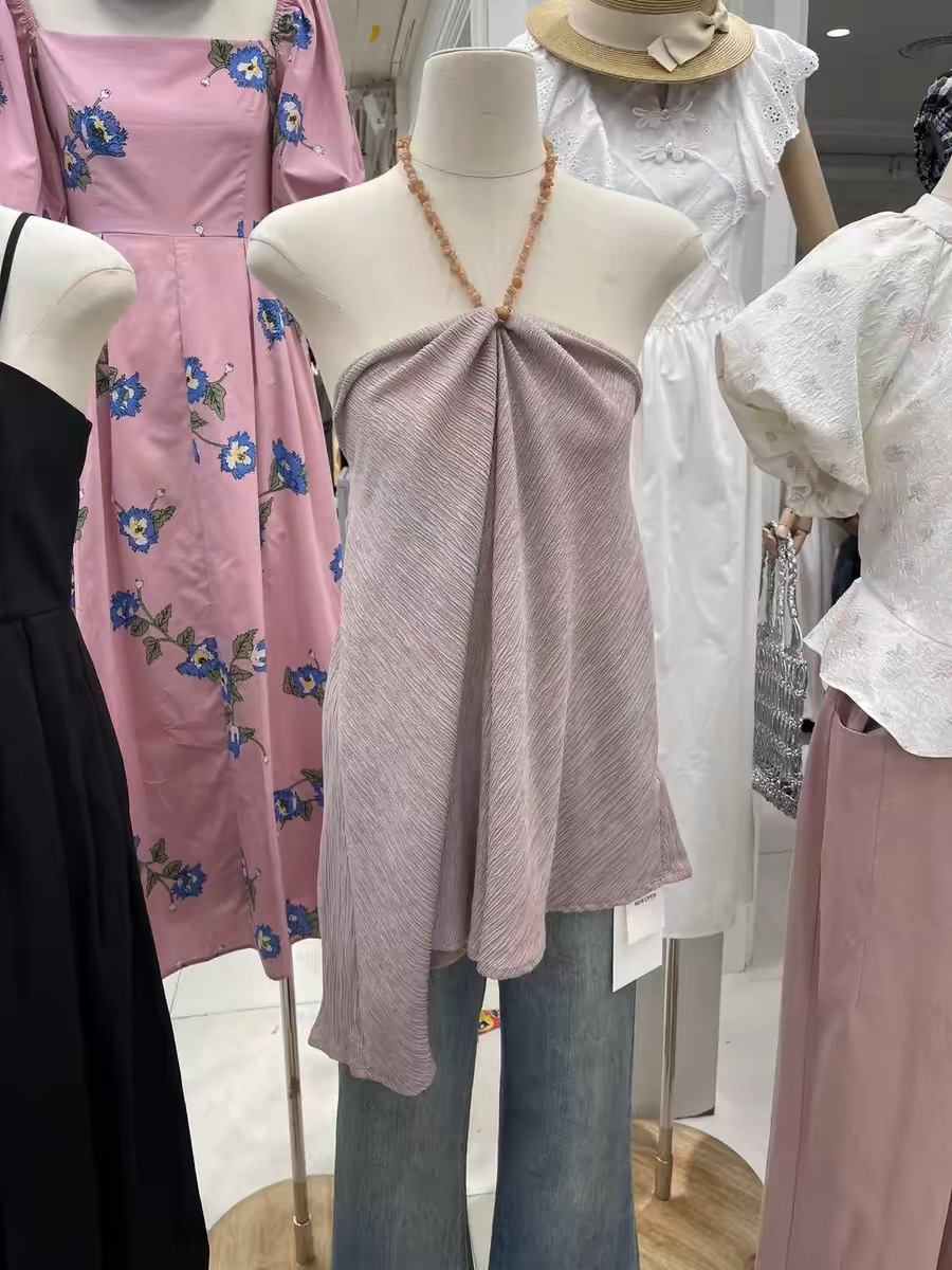 【PF/下单以直播间为准】韩系吊带上衣不规则，no退no换，看好再下单