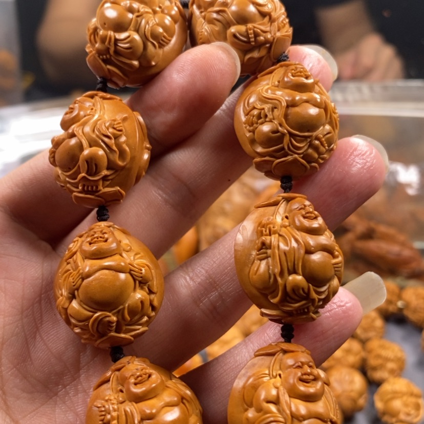 【闪购商品】橄榄核雕豆****诗