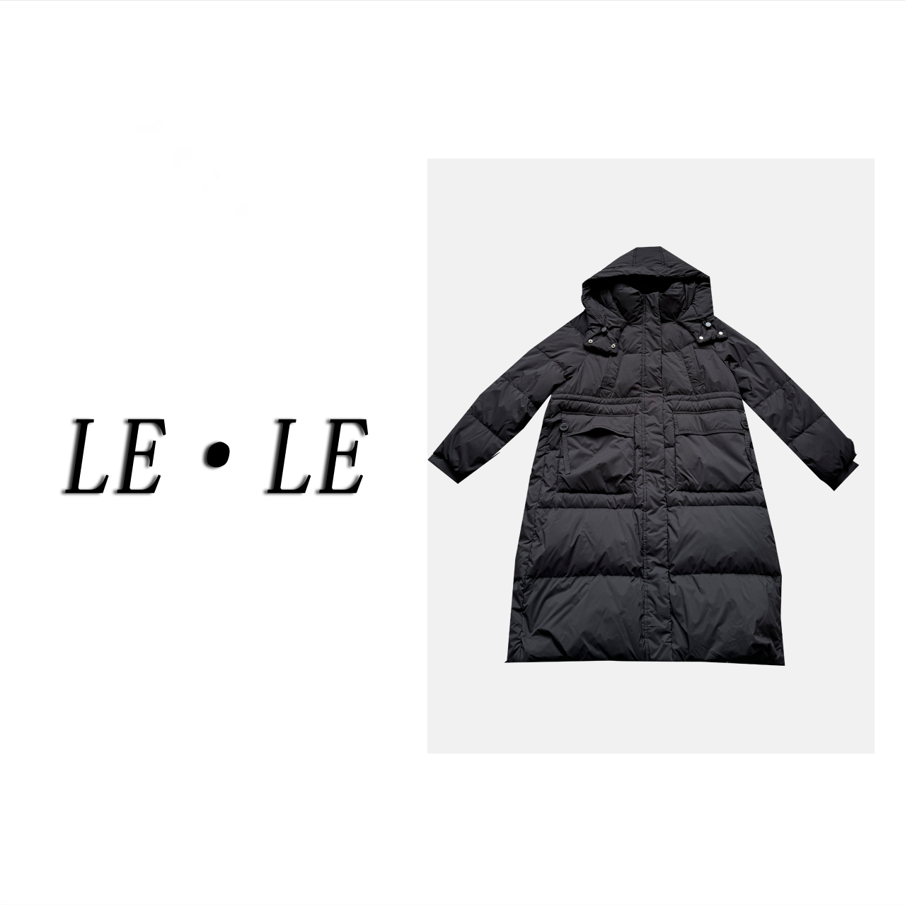 9021黑色百搭韩系羽绒服