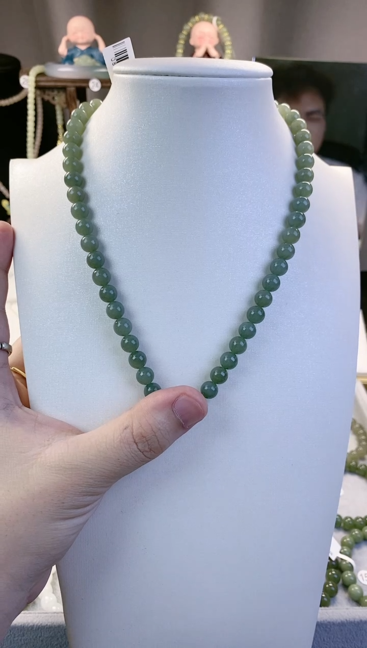 【闪购商品】和田玉/未镶嵌妈妈链7mm+/多样性发一