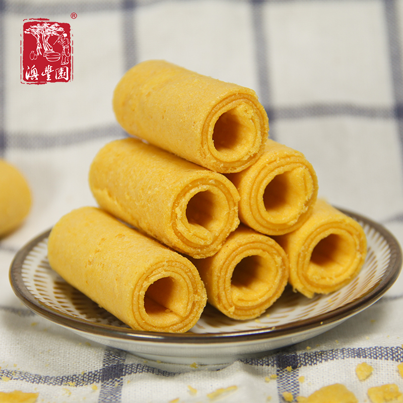 鸡蛋卷手工蛋卷酥澳门特产点心解馋小零食传统糕点原味鸡蛋卷180g
