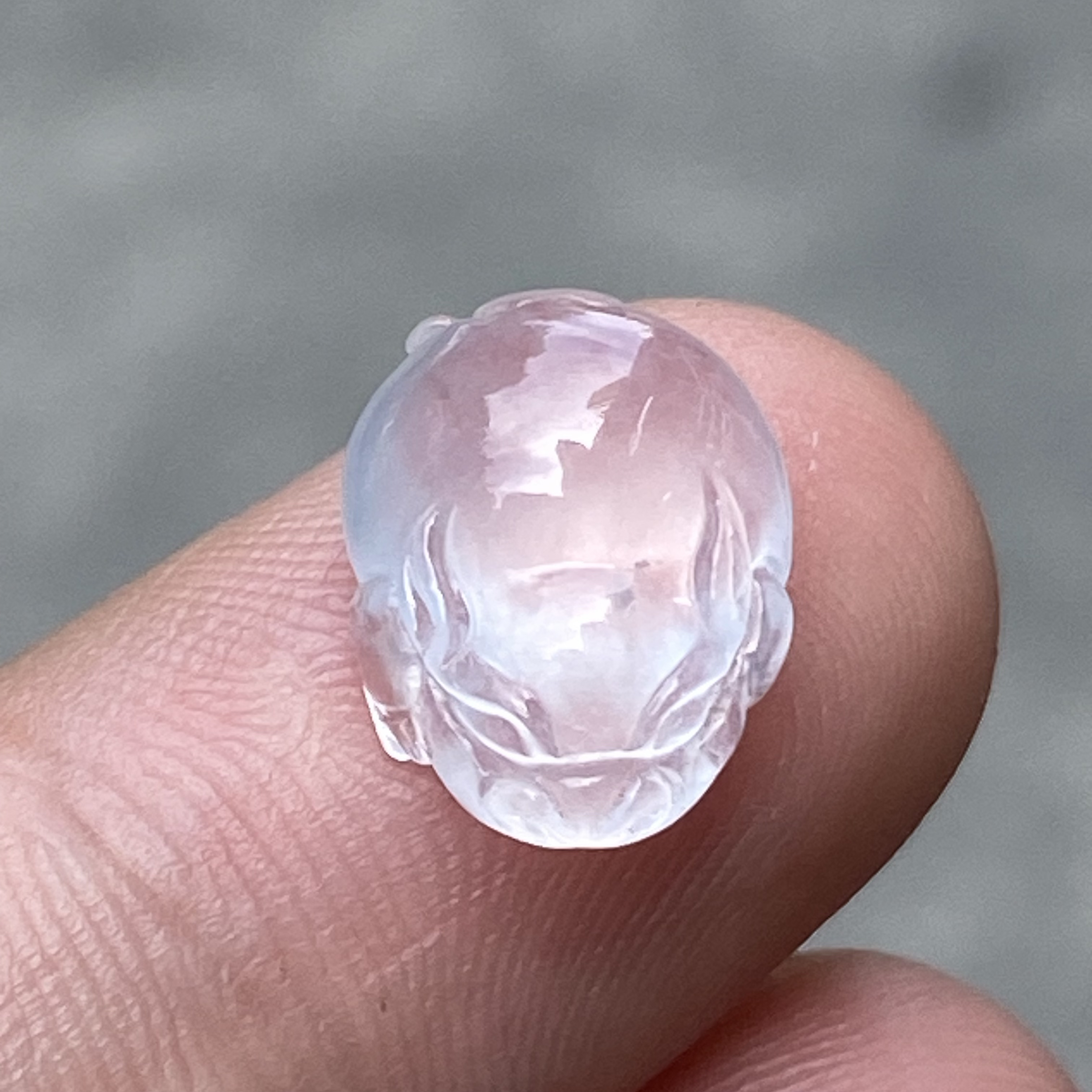 缅甸天然翡翠A货玻璃种三脚金蟾戒面镶嵌精美女款通透