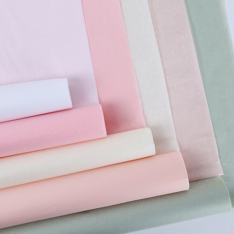 素色雪梨纸花束内衬纸鲜花包装资材花店用品材料