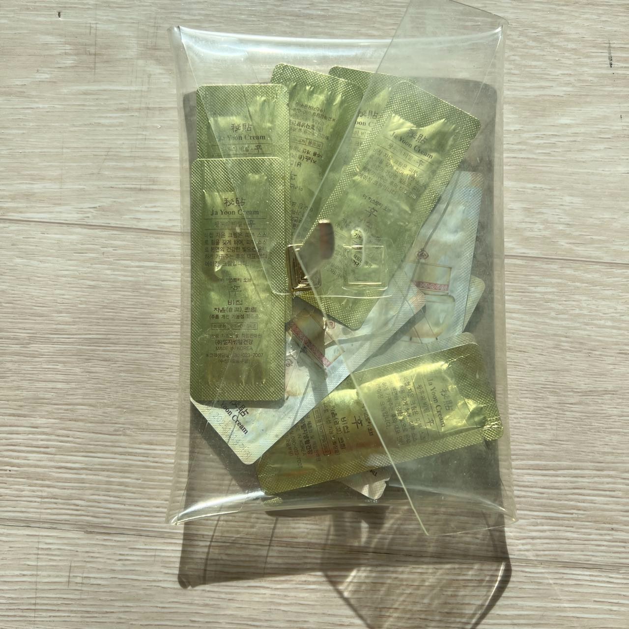福福家透明化妆包装密*贴的*cream美容工具60