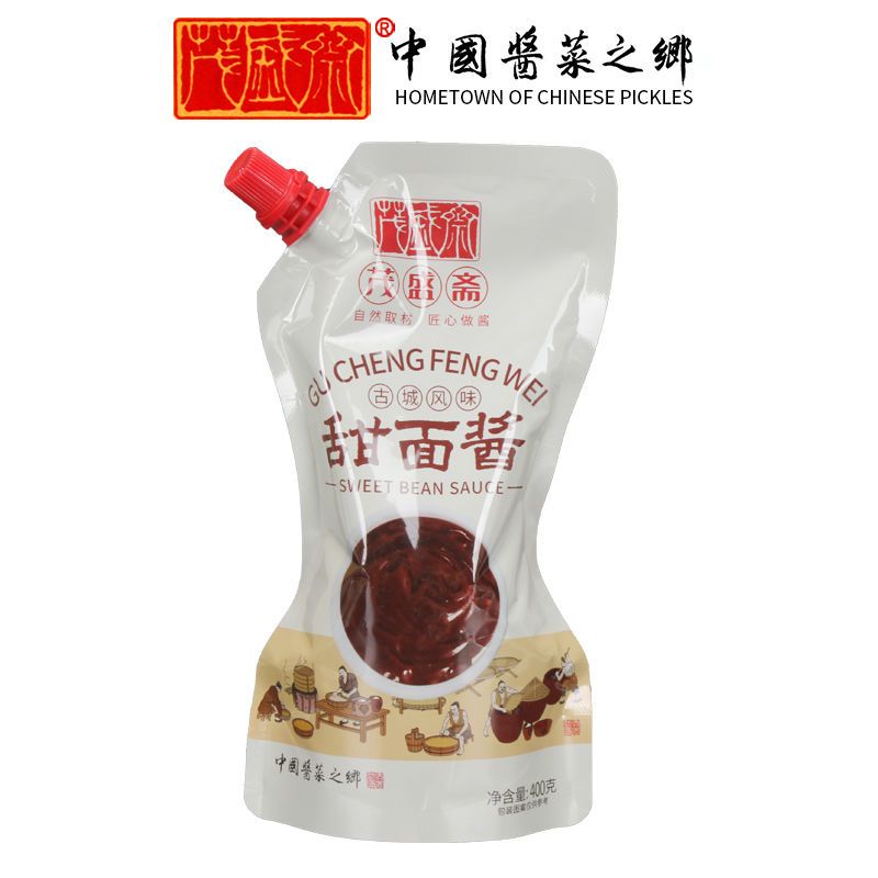 无品牌【国货】400g*4袋蘸食拌面拌饭手抓饼炸酱面葱伴侣特产甜面酱
