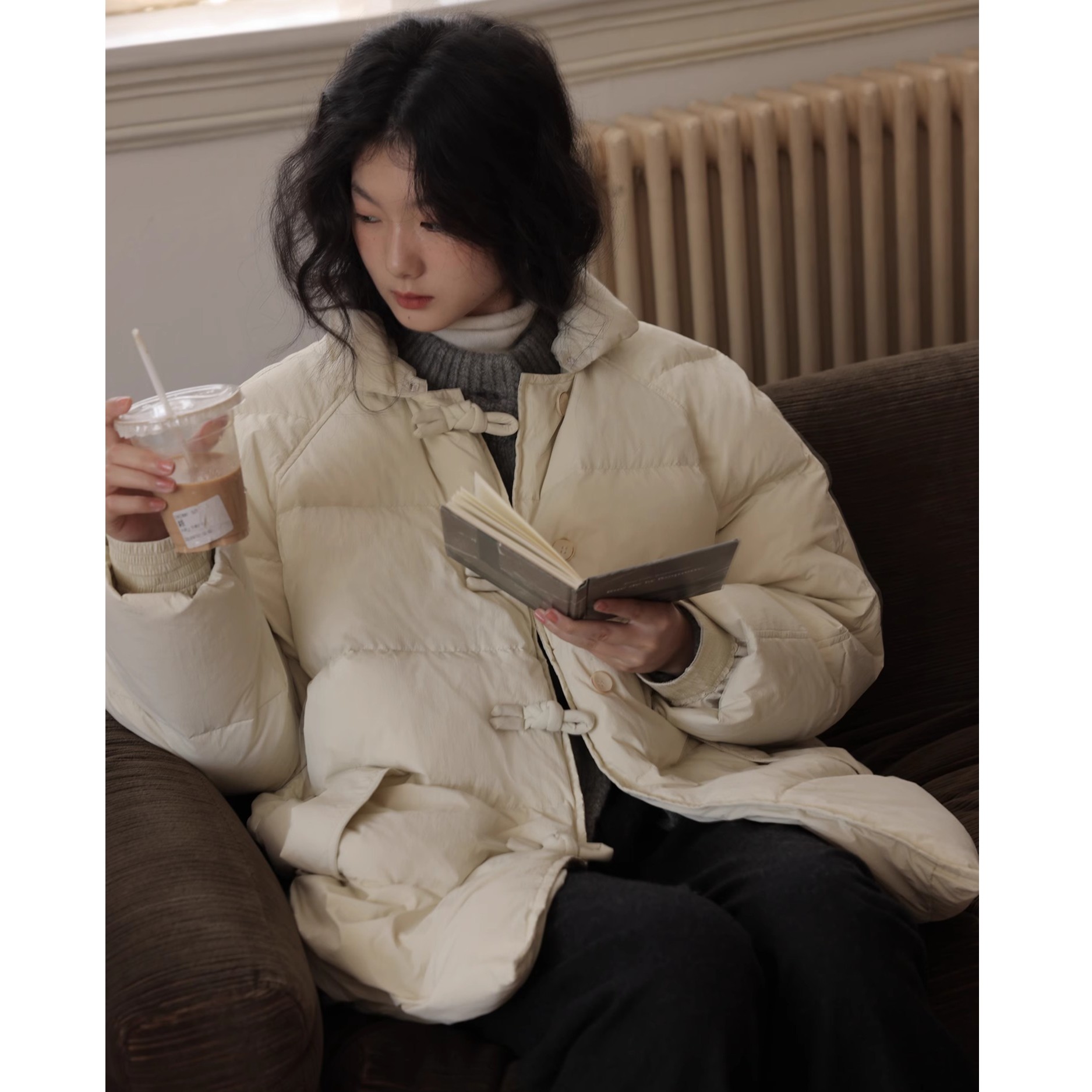 NicepeopleAW 冬装上新糖果扣无压云朵 一衣三穿蓬松保暖羽绒服