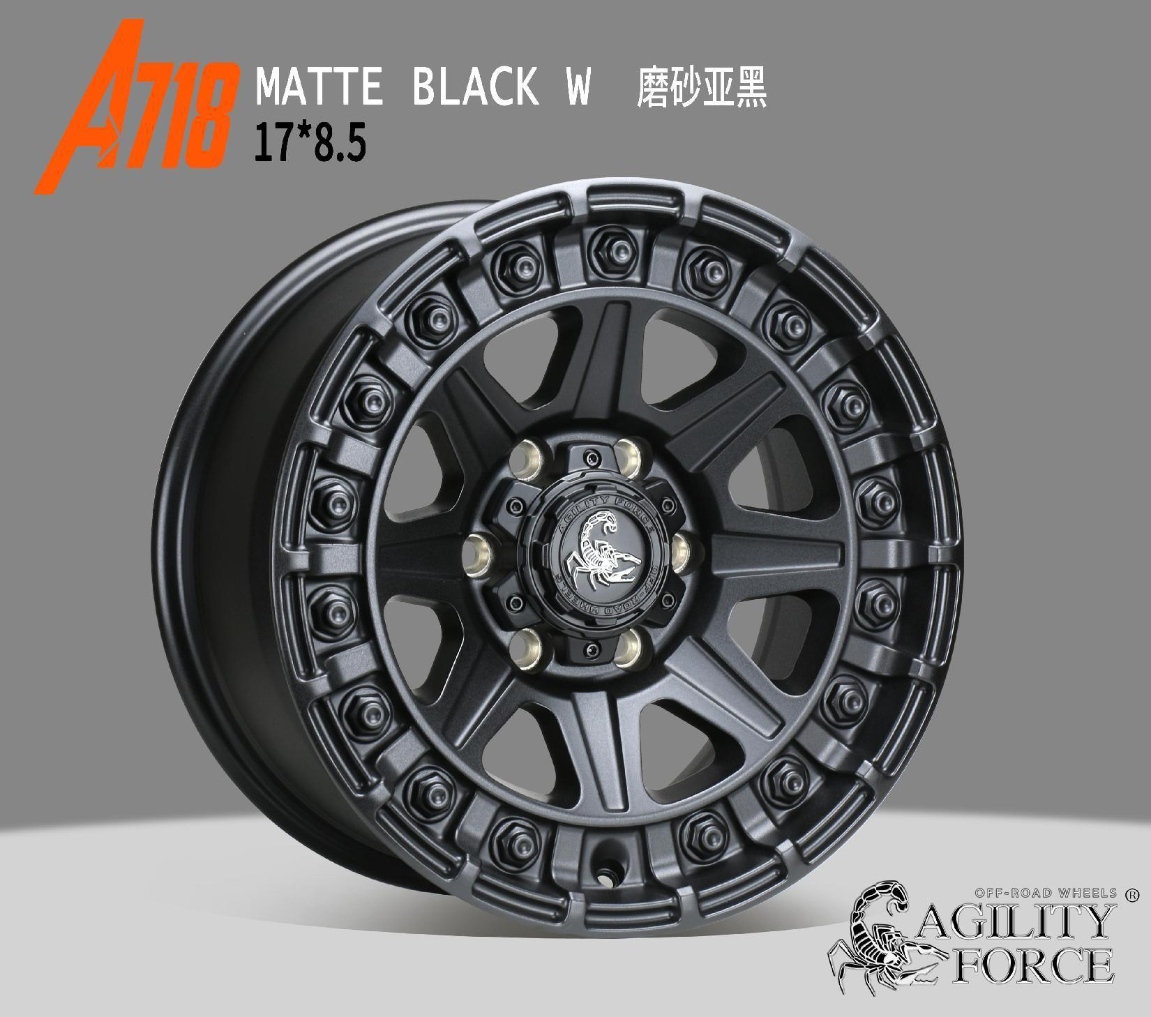 大漠毒蝎A718越野轮毂普拉多帕杰罗坦克长城炮游骑侠大道H9烈马H5