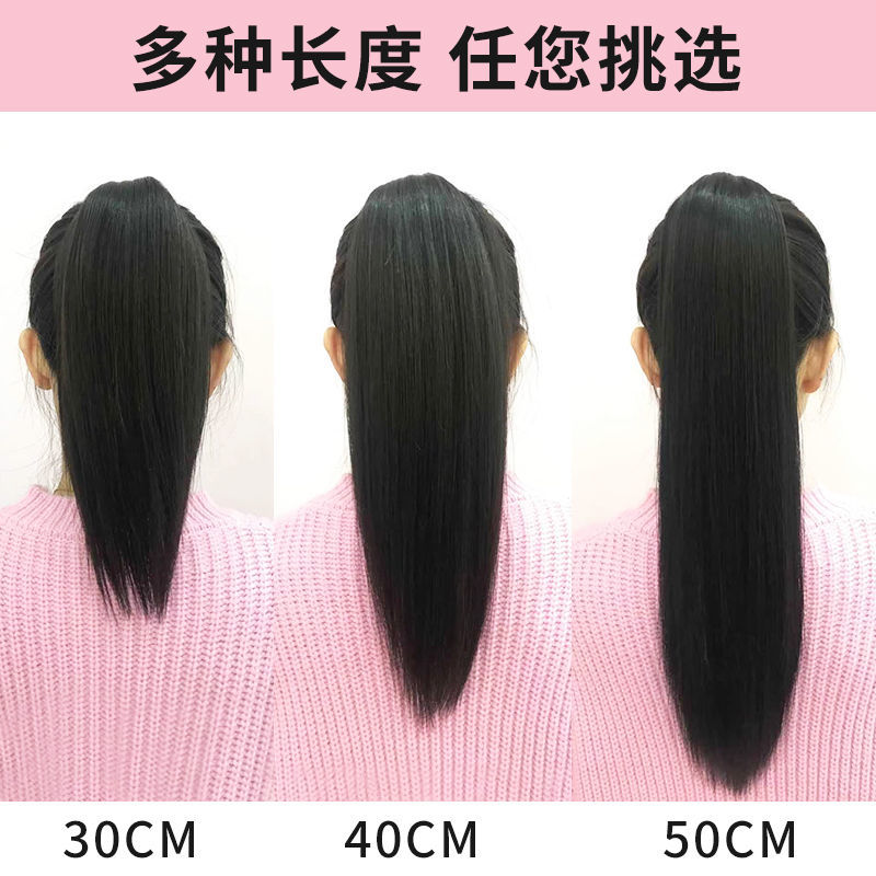 抓夹直马尾自然长发迷你三齿抓夹长马尾假发辫子轻盈隐形造型佩戴