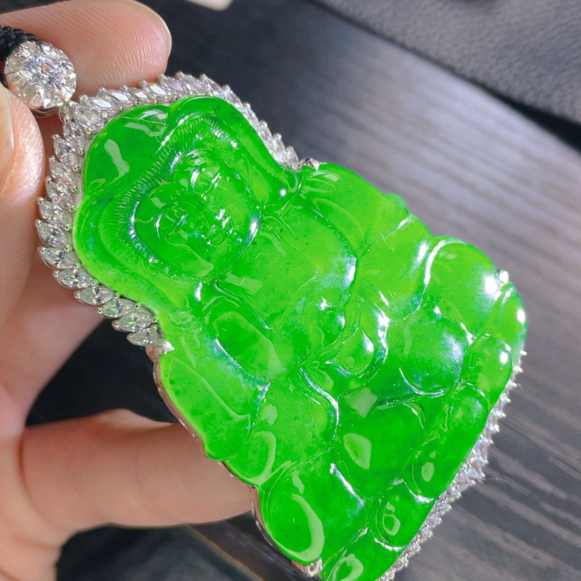 【闪购商品】翡翠颈饰银S925镶嵌205