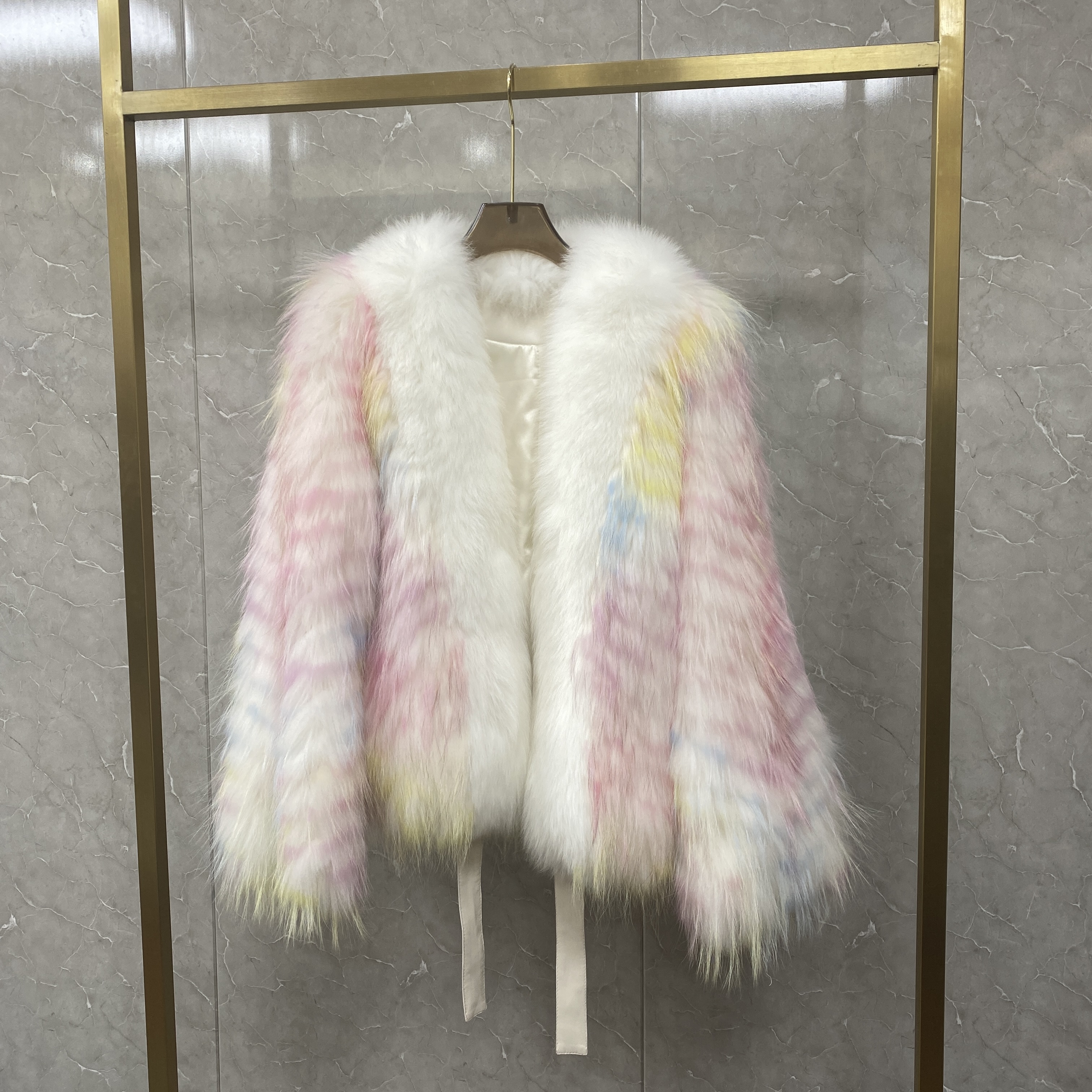 薇薇安原创  狐狸毛皮草外套-vivian100-117露露