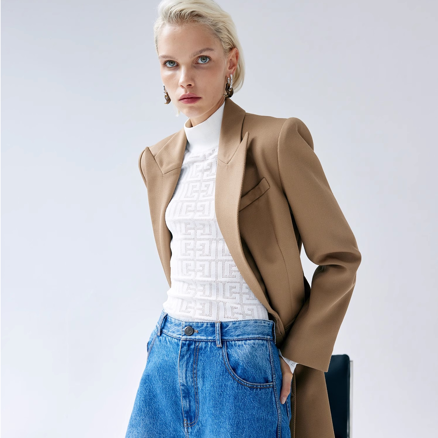 Z老板高级简约醋酸澳洲长款风衣秋季高级感女款外套新款大衣