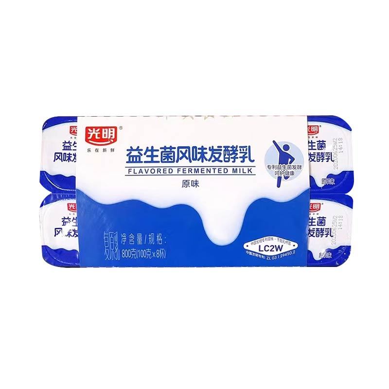 N光明益生菌原味风味发酵乳100g*8A