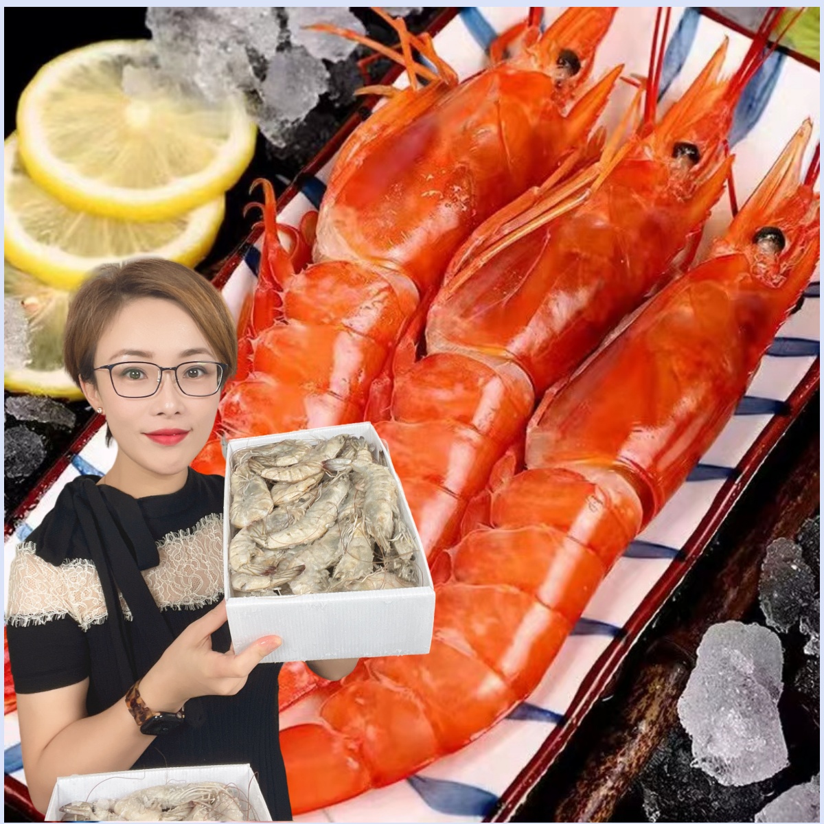 阿根廷红虾L1规格4斤/盒