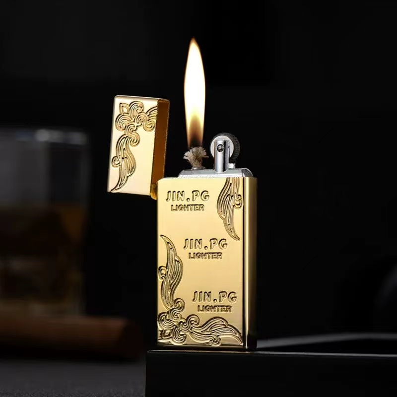 对角 富贵花 金 2061 打火机