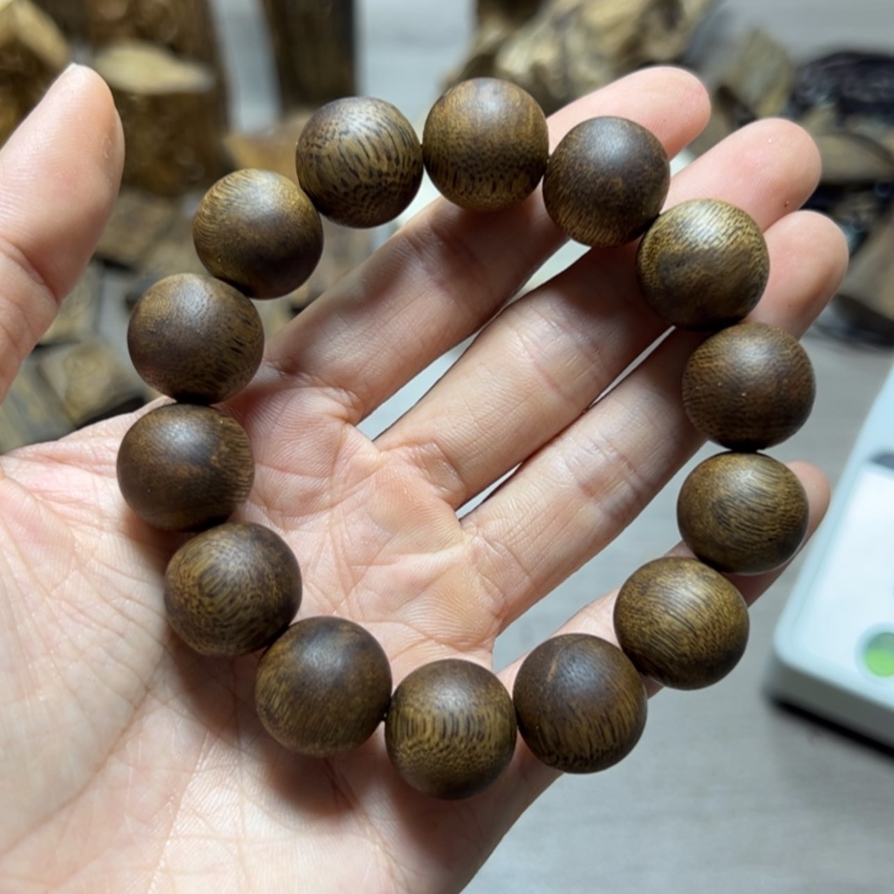 【闪购商品】沉香手串H****h1.6单圈糖结14.5克