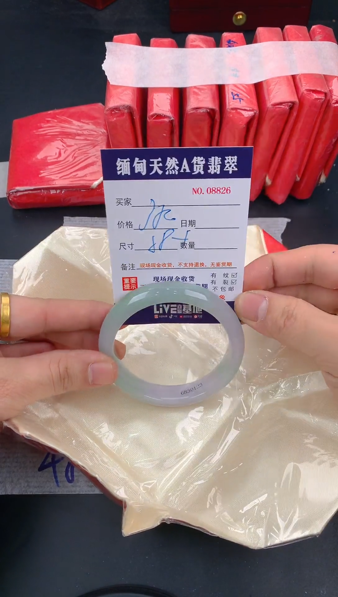 【闪购商品】翡翠颈饰未镶嵌8826