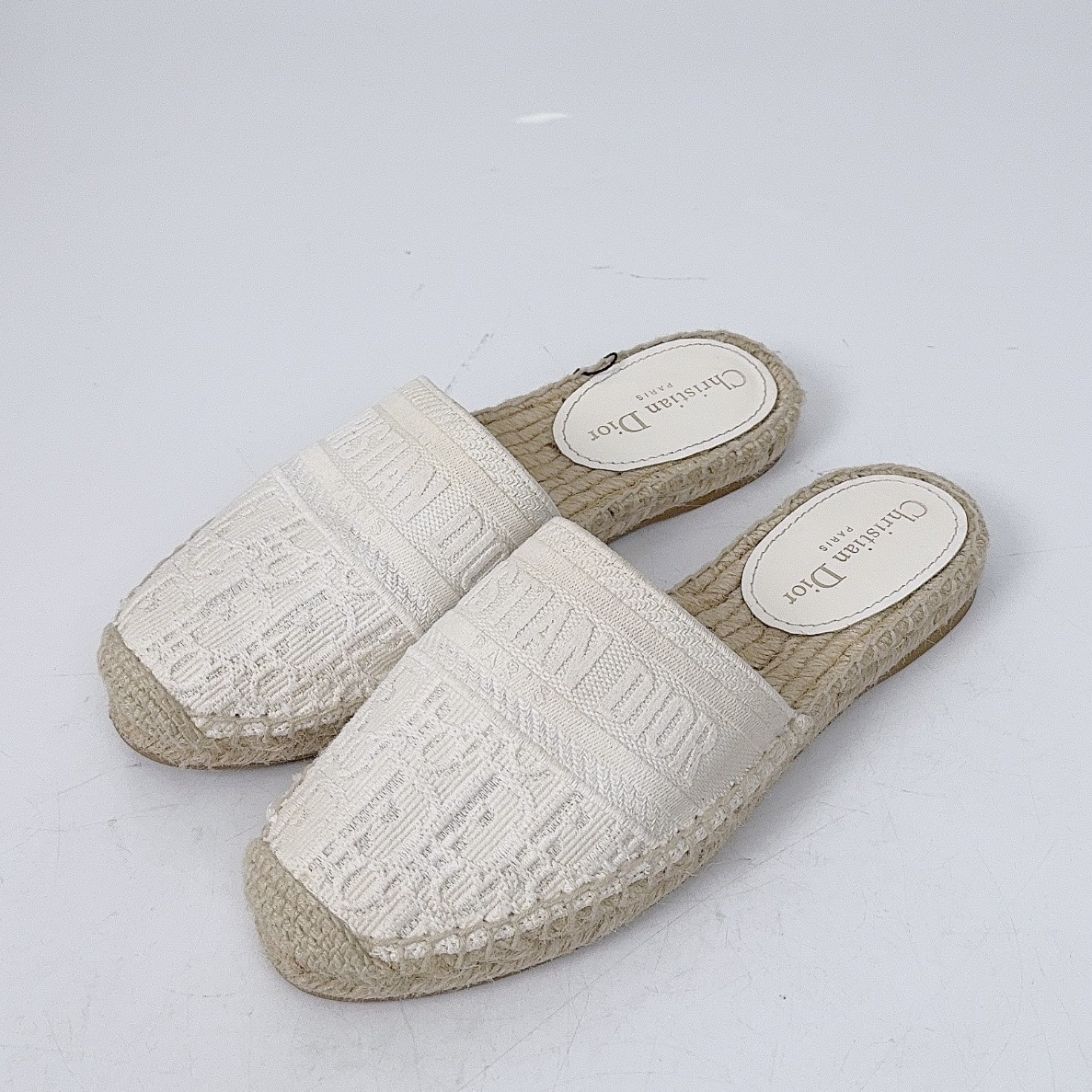95新 DIOR/迪奥 36码/Dior/迪奥 刺绣印花半拖/98新/jm07794