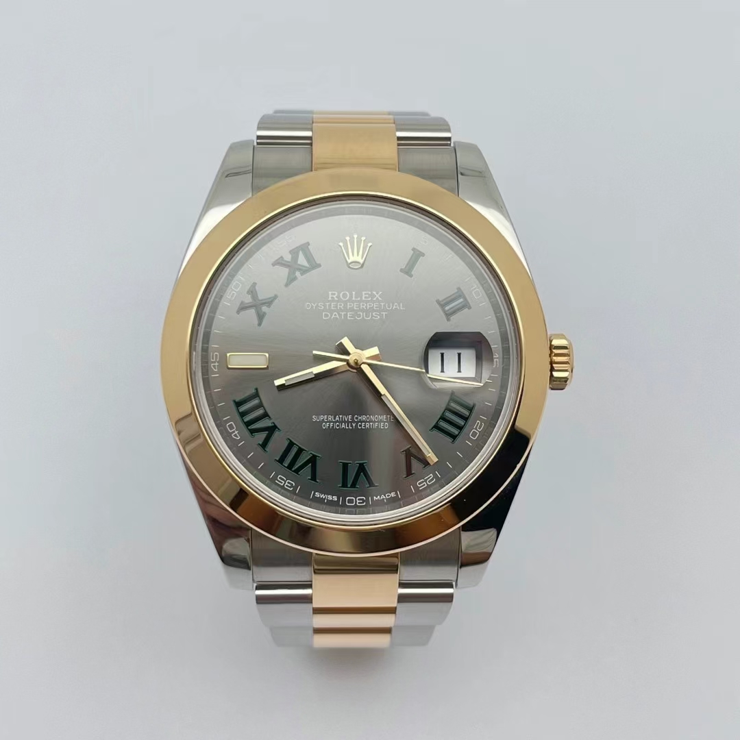 95新 Rolex/劳力士 劳力士126303日志绿萝/41mm/3235机芯全套男士