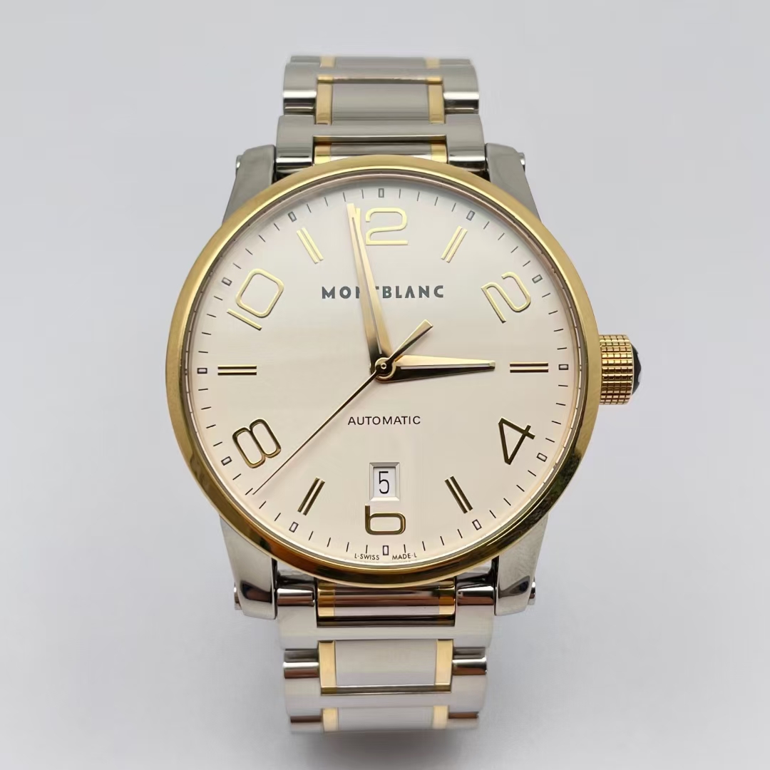 95新 Montblanc/万宝龙 时光行者/单表/38mm/18K黄金/U0106502