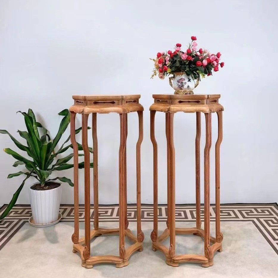 恒达素朴居缅甸花梨（大果紫檀）精品梅花花架