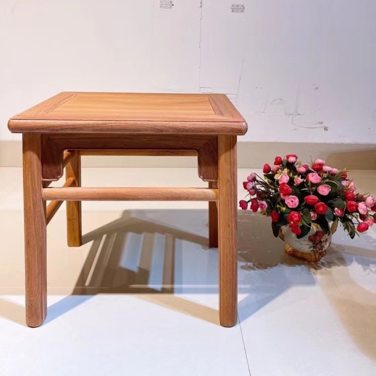 恒达素朴居缅甸花梨（大果紫檀）精品王款小方凳