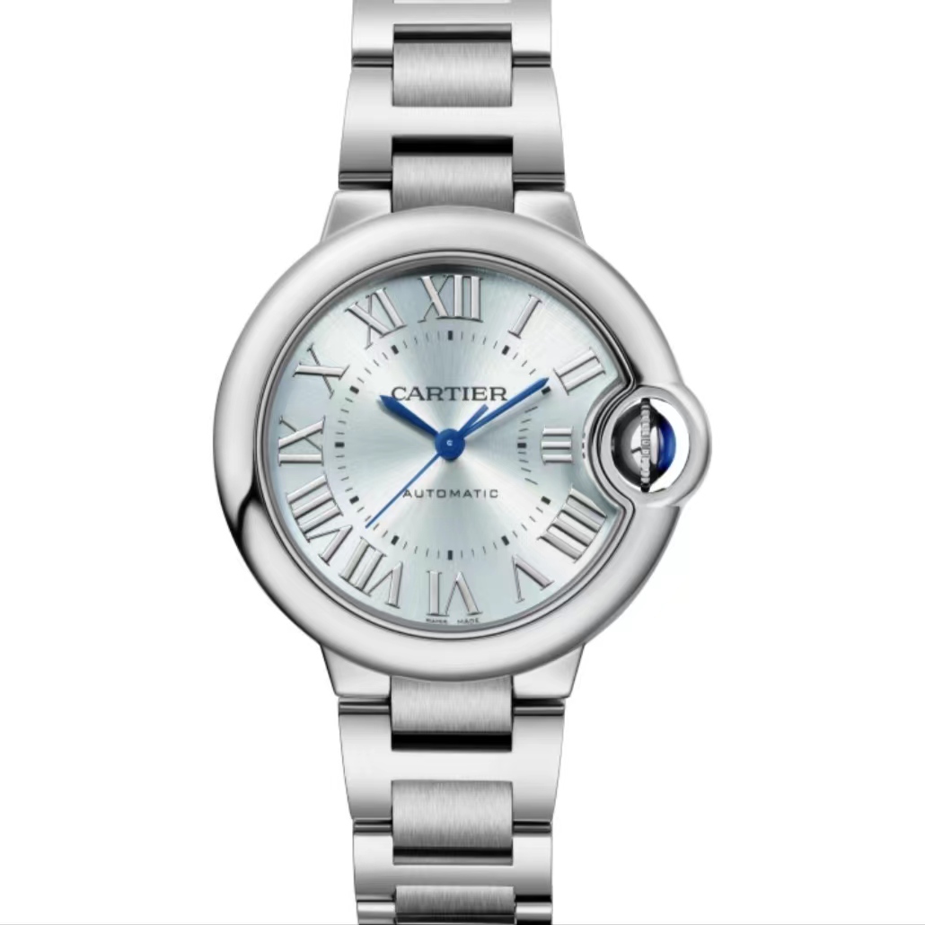 99新 Cartier/卡地亚 蓝气球WSBB0062/机械33mm女/
