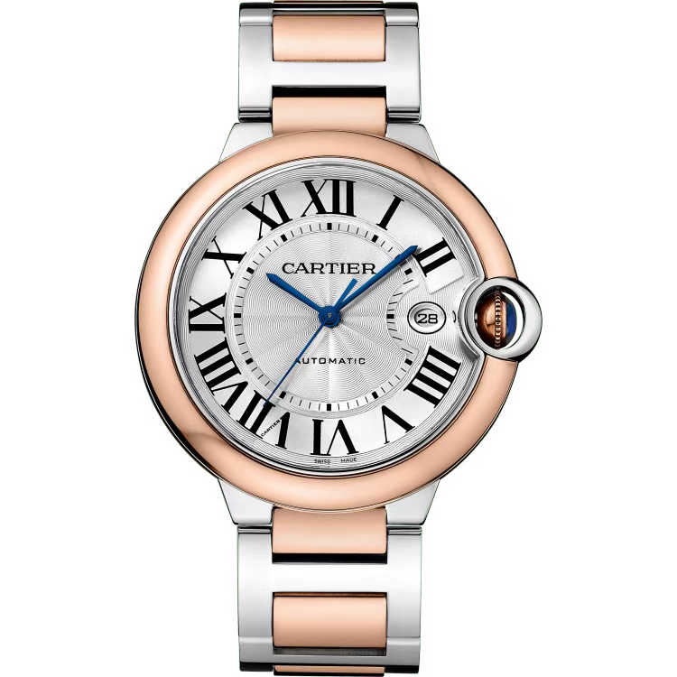 99新 Cartier/卡地亚 蓝气球W2BB0034/间金机械42mm/