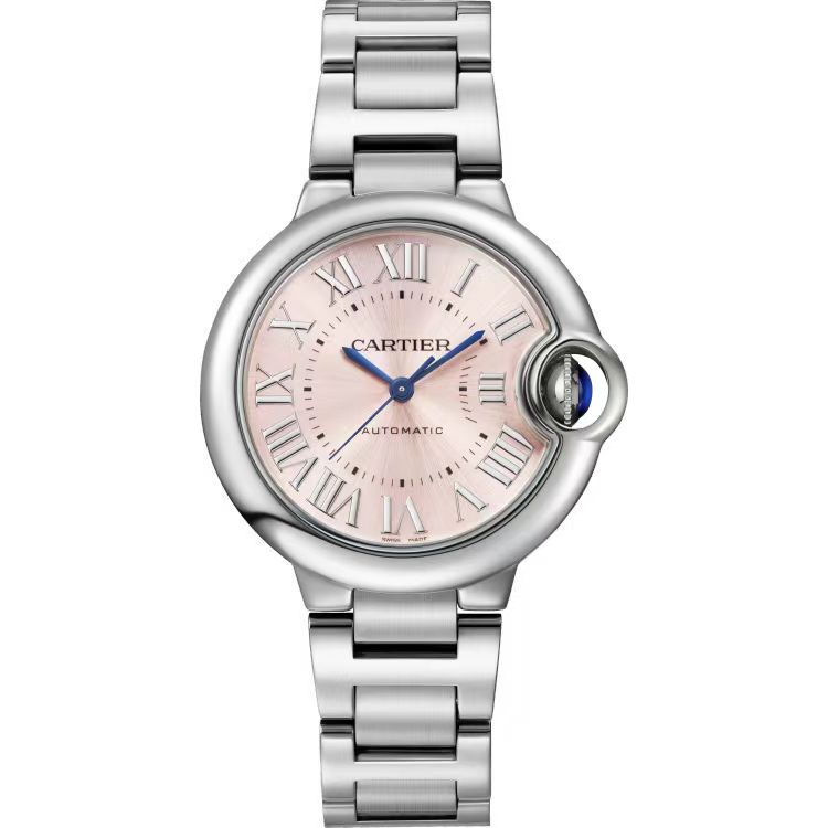 99新 Cartier/卡地亚 WSBB0068蓝气球33mm粉机械女