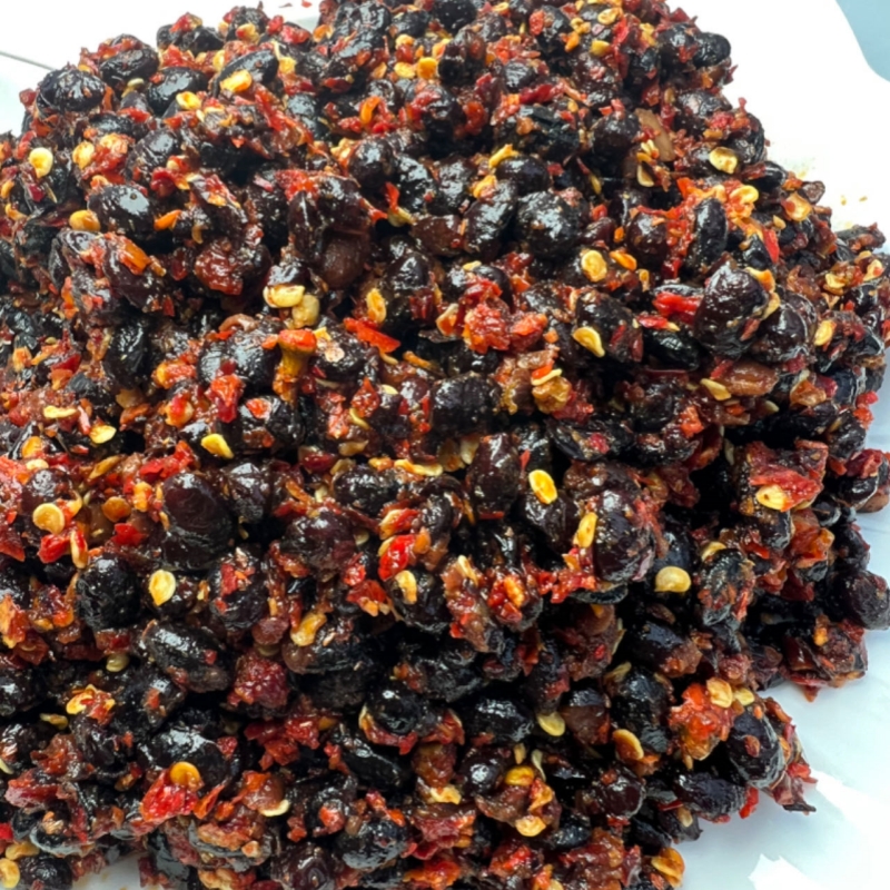 江西会昌原味香辣黑豆鼓特辣发酵豆鼓250g下饭下面条即食豆鼓酱料