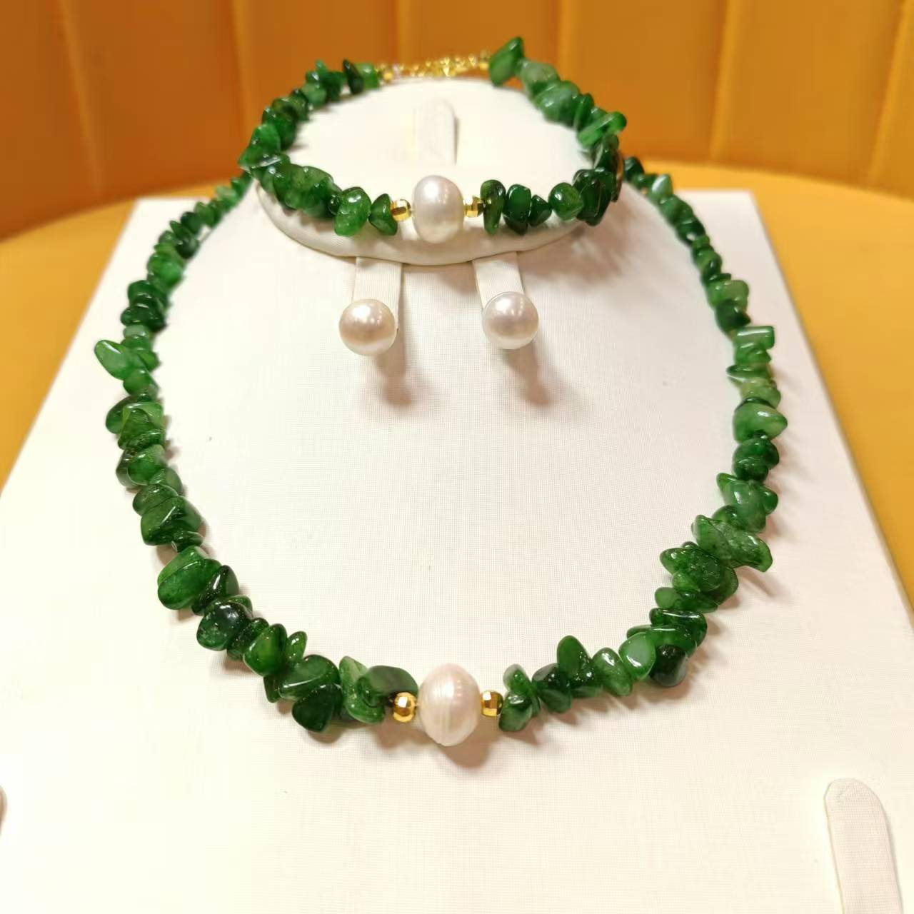 铜合金合成锆石项链 诗美恋 تاش يۇرۇشلىك