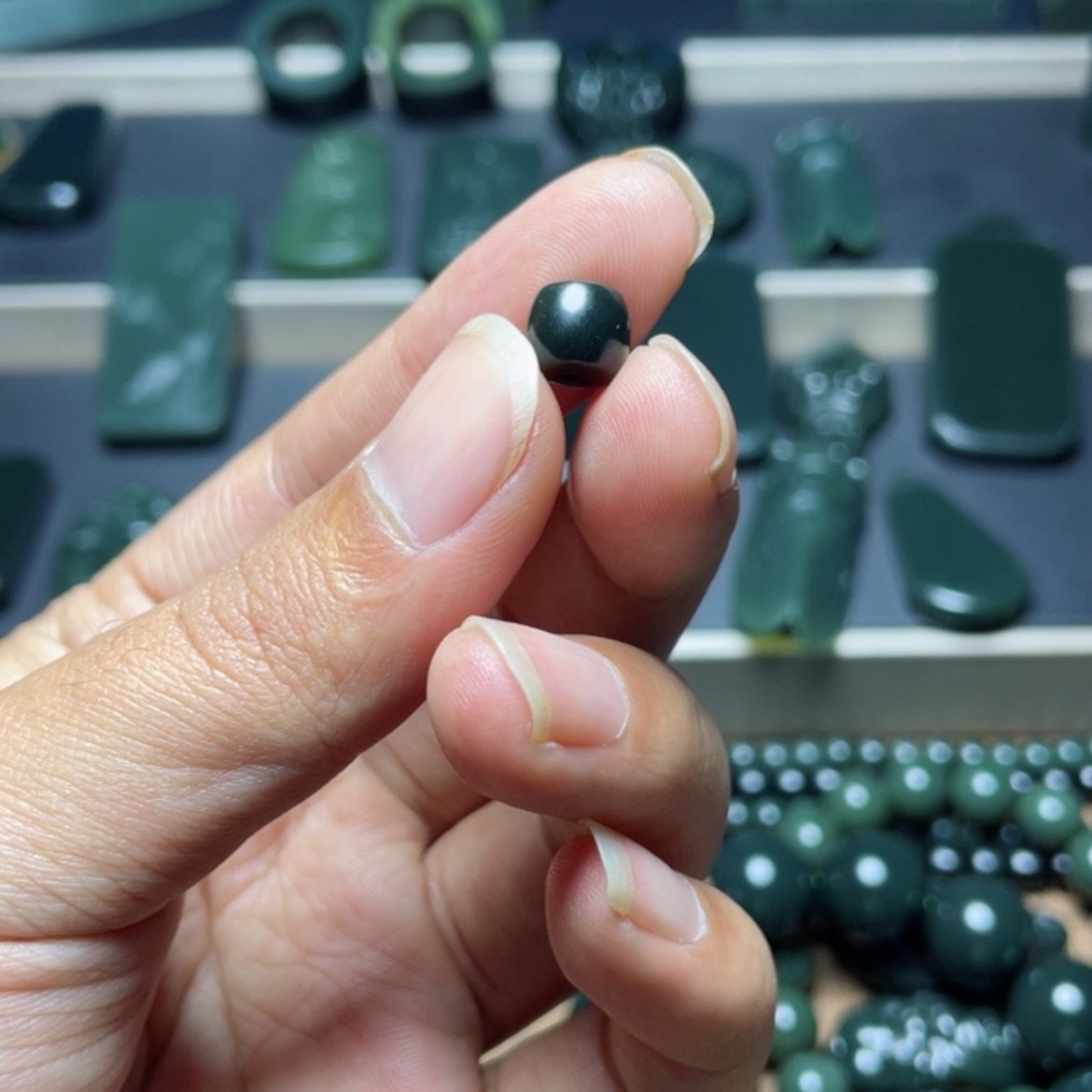 【闪购商品】和田玉（青玉）手链未镶嵌?****?