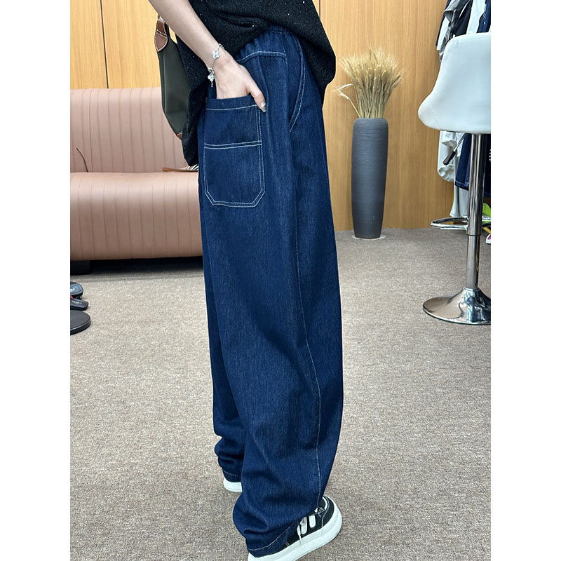 【青仓哈青仓哈】3个颜色弯刀堆堆牛仔长裤女【捡漏啦】