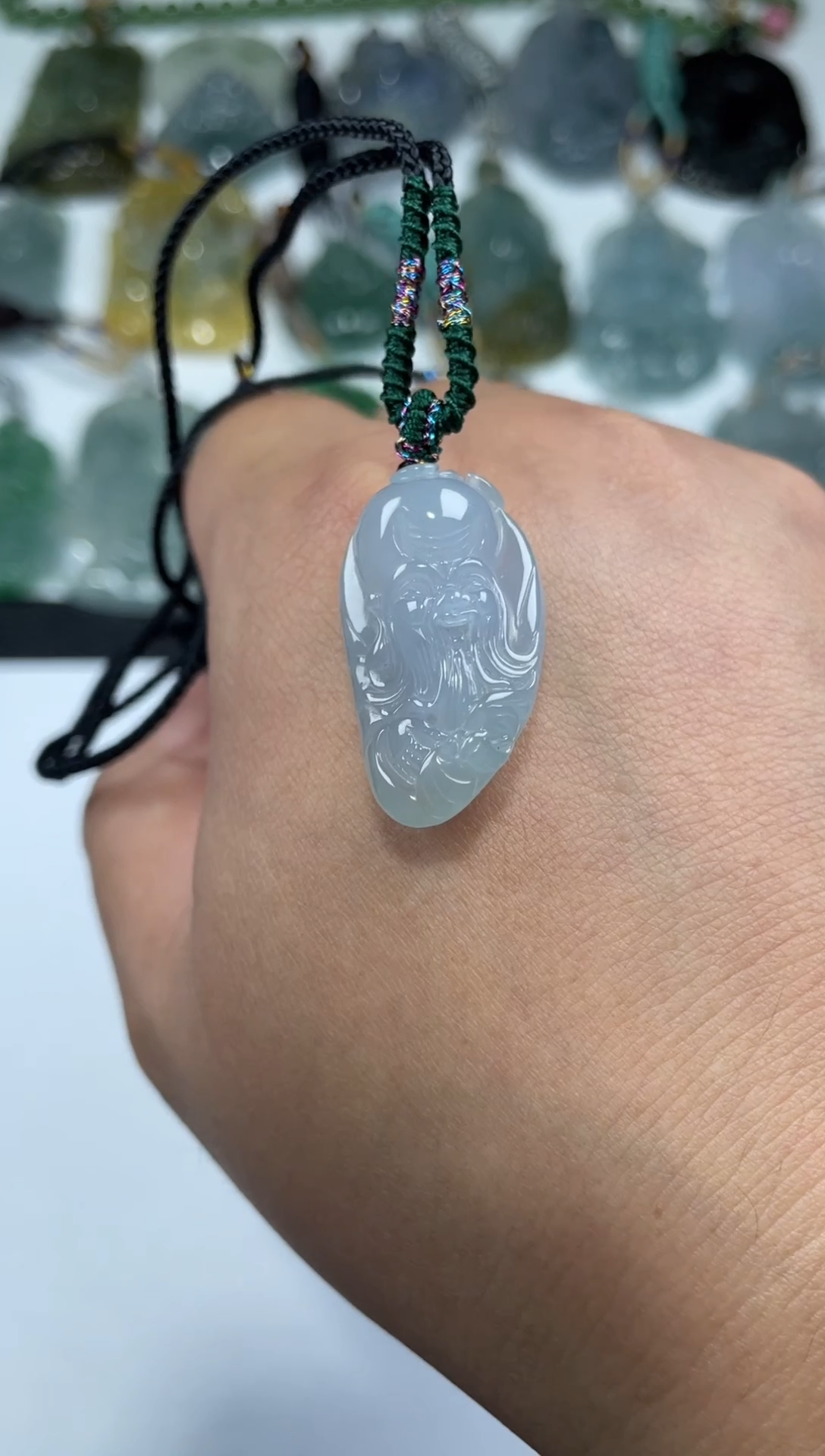 【闪购商品】翡翠挂件未镶嵌寿星公