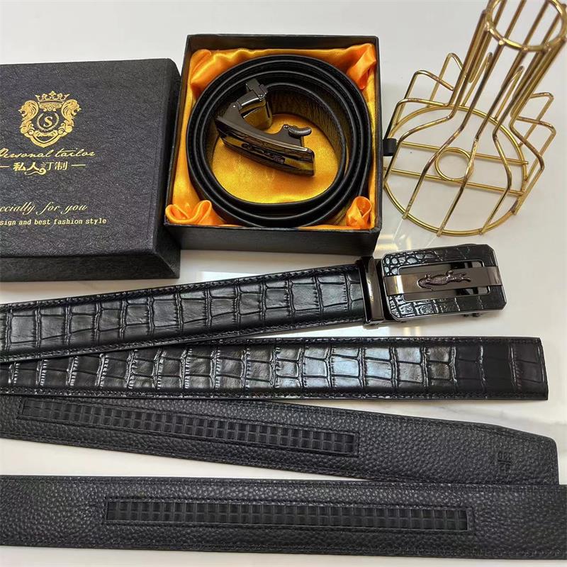 真牛皮皮带男士男款腰带休闲真皮商务礼盒装