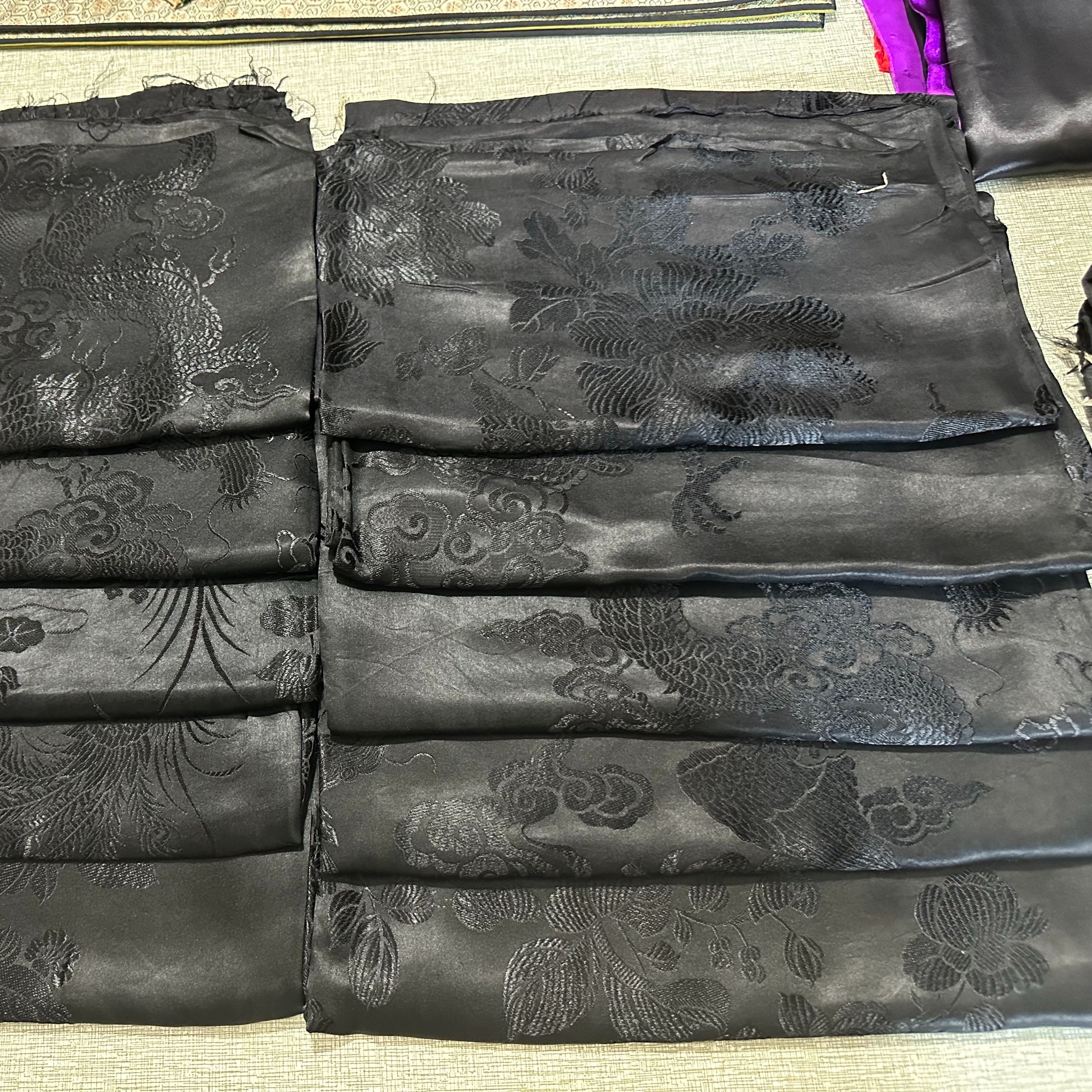 全品纯色真丝老软缎面布料 叠加下单 直播间对接选款