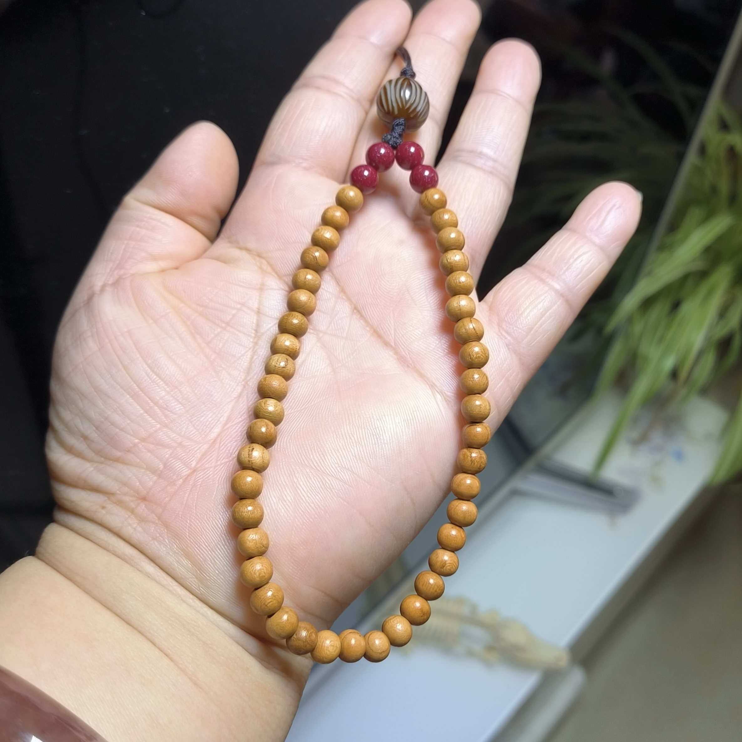 桃木手机链挂绳女手腕挂件