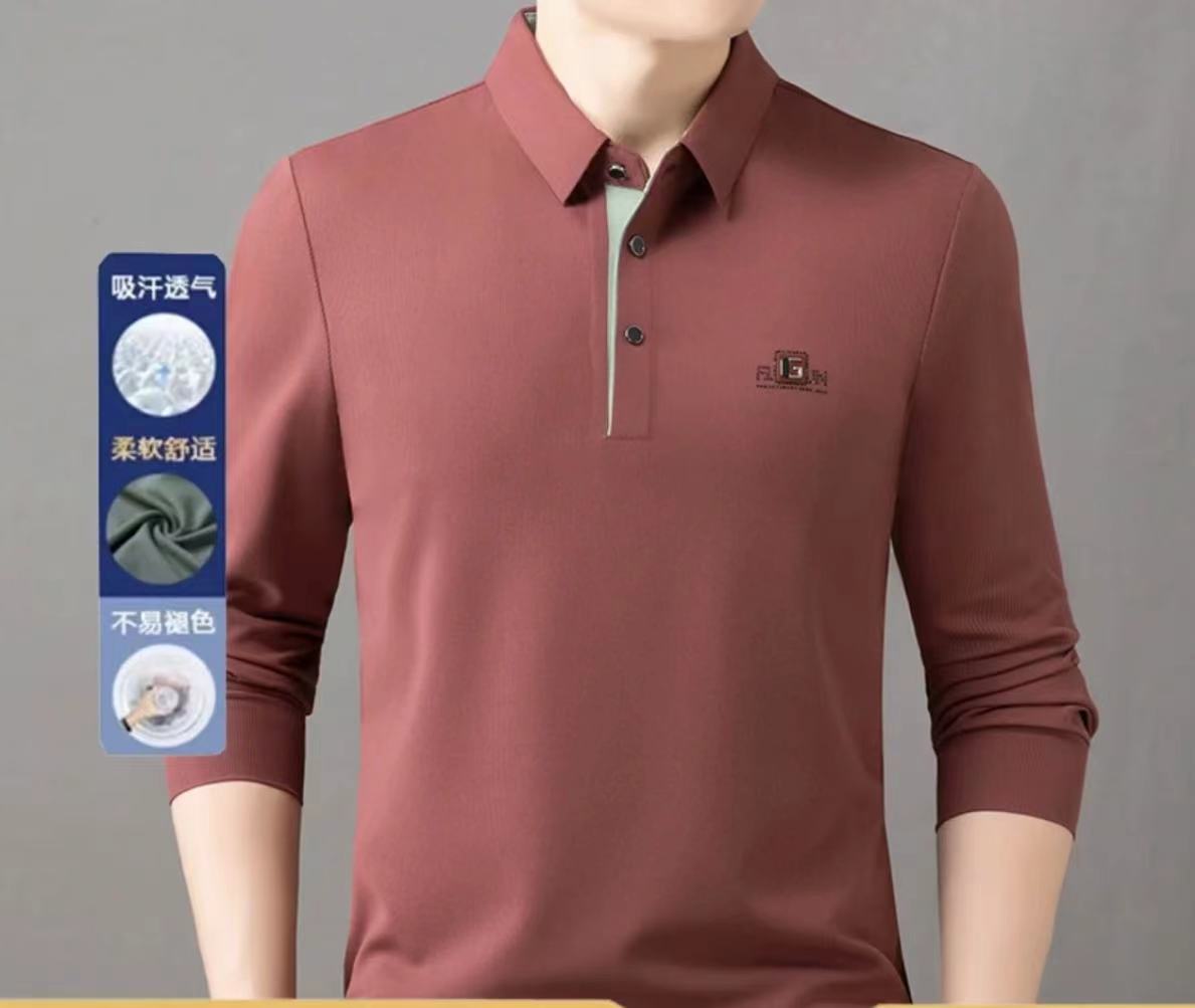 （名品polo编号201-300）男士透气翻领POLO