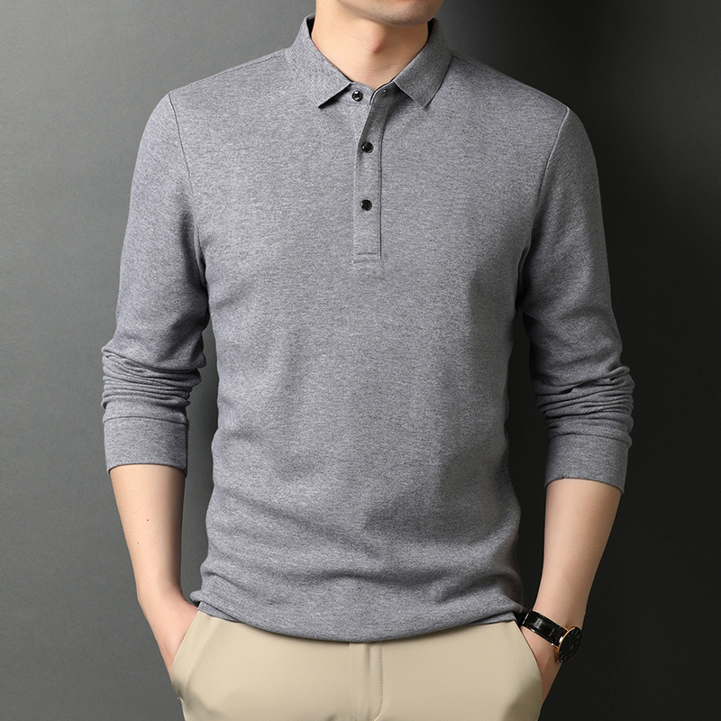 （名品polo编号601-700）秋季男士商务翻领POLO衫