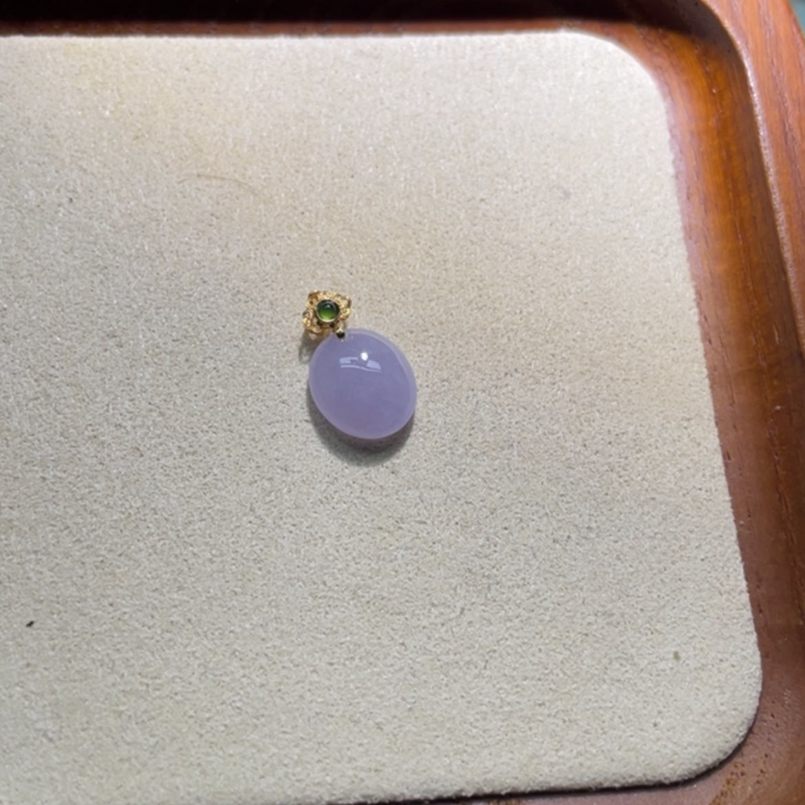 【闪购商品】翡翠颈饰18K金镶嵌