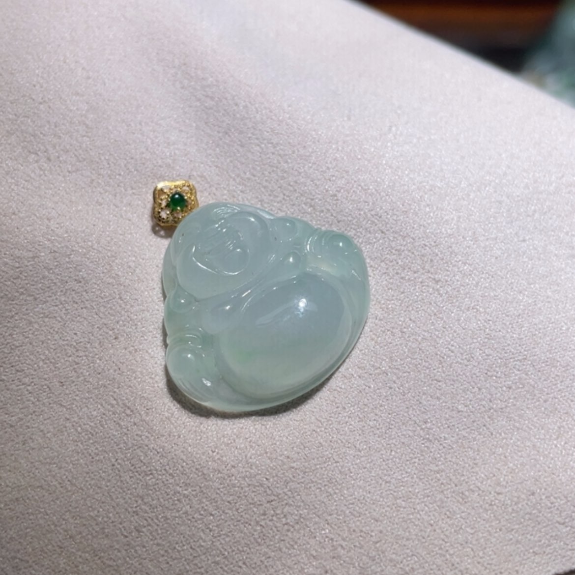 【闪购商品】翡翠颈饰18K金镶嵌