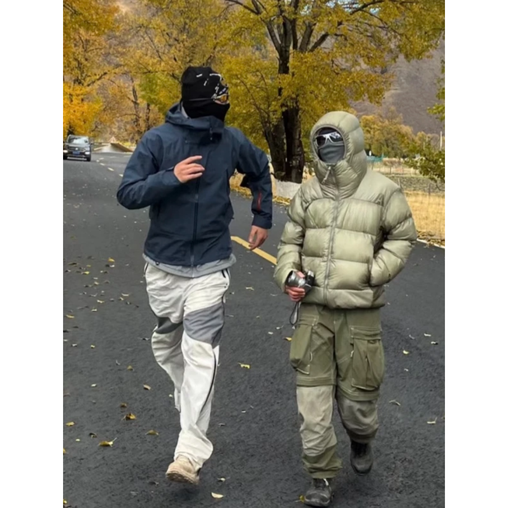 冬季保暖硬货好物情侣款城市户外机能撞色轻量化连帽棉服情侣棉衣