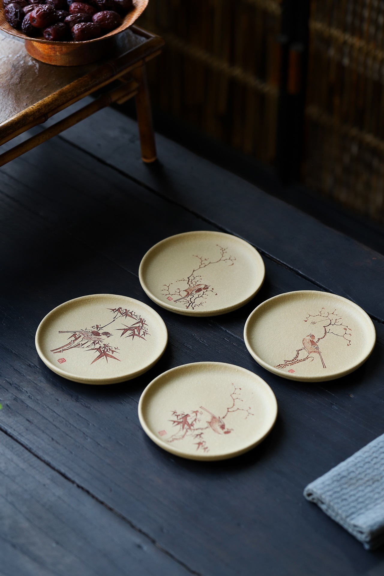 【工作室作品】精工半手茶盘·黄龙山原矿本山段泥·标价为一个的价格
