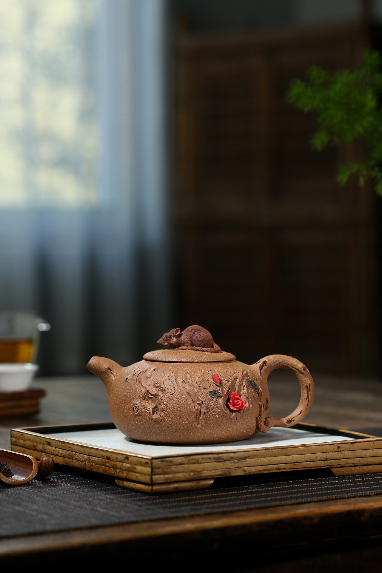 【王林仙紫砂】生肖王壶·段泥·380ml·精工半手