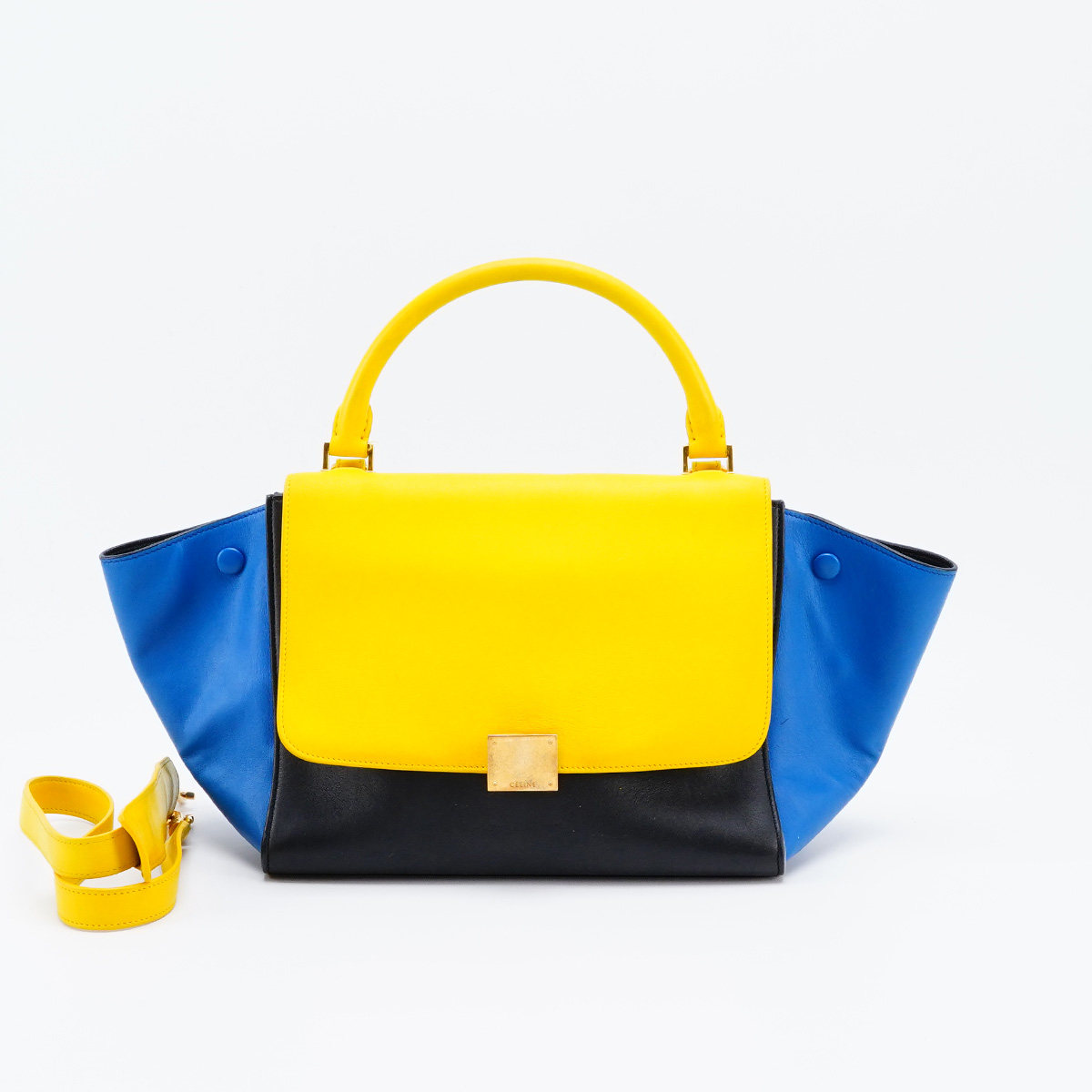 95新 Celine/思琳 【白菜】trapeze 秋千包 中号/BG23005624