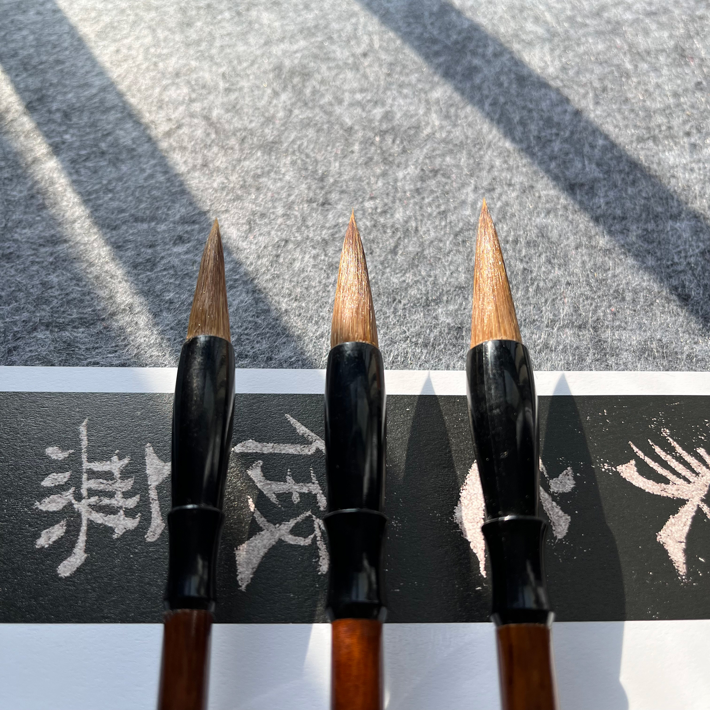 毛笔成人专用练字行云狼嚎狼嚎笔大号中号小号木质狼毫兼毫笔羊毫