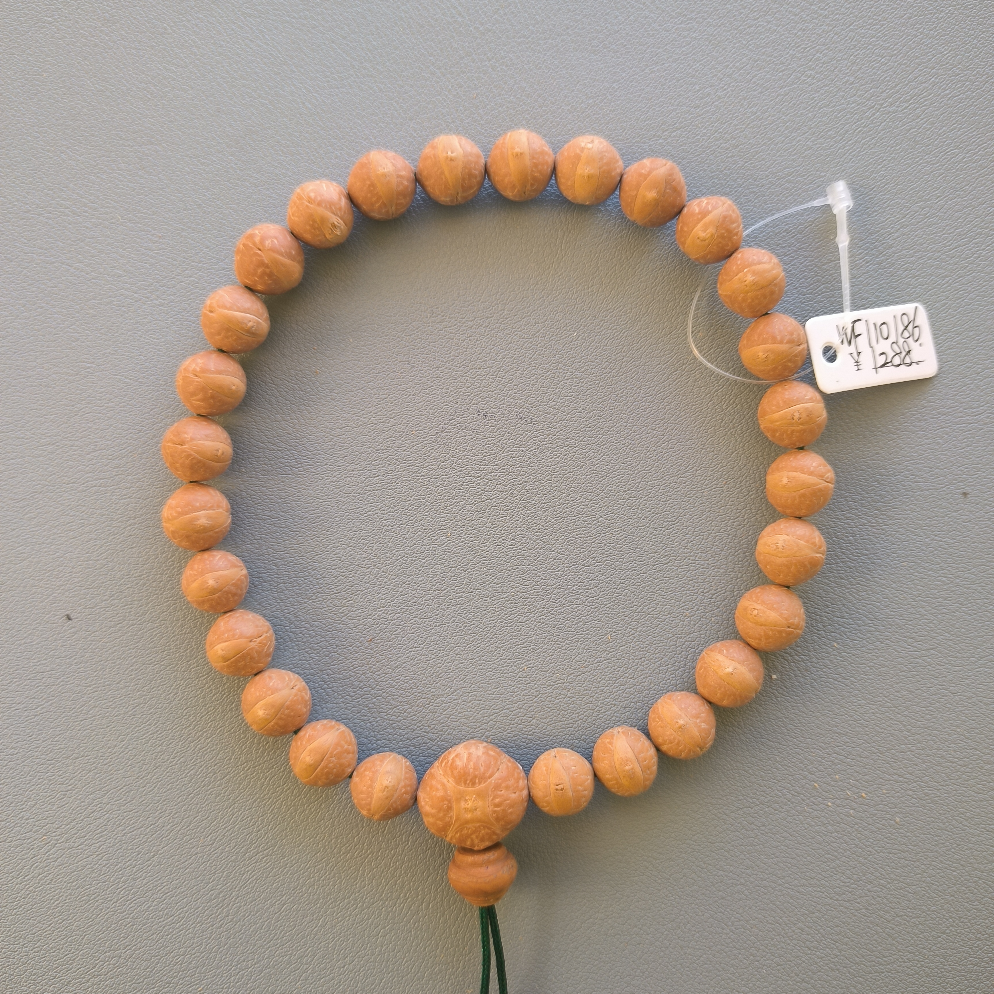 【WF110186】11mm尼泊尔凤眼菩提手串27颗配麒麟眼三通文玩手串