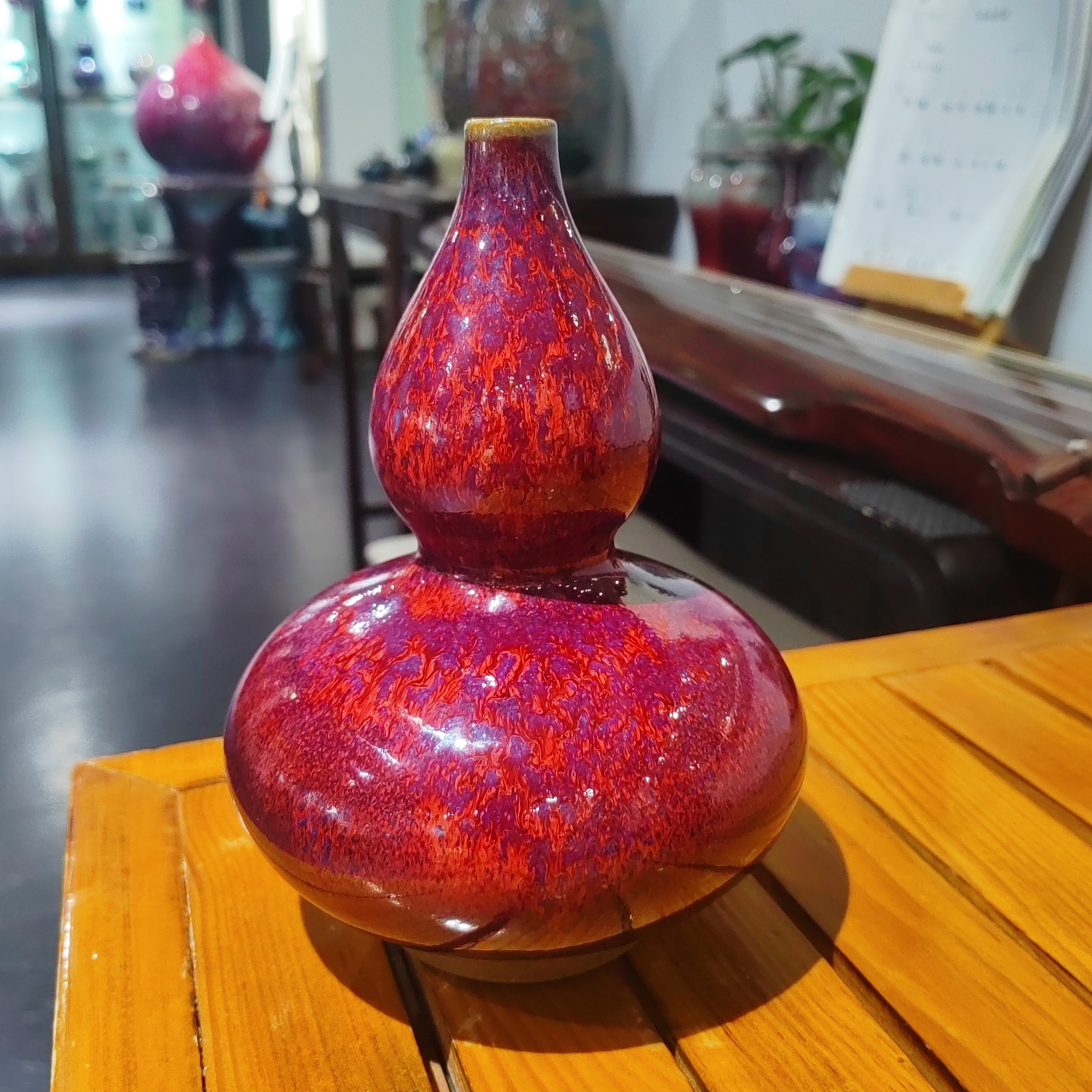 杨国政钧瓷作品葫芦