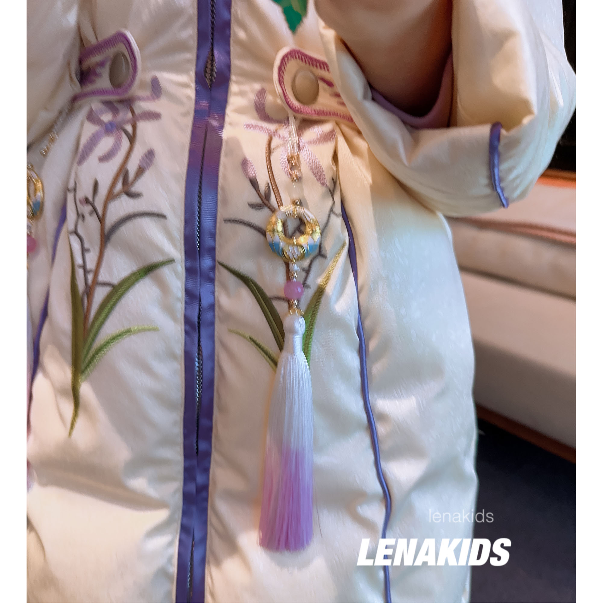 LENAKIDS重工流苏吊坠